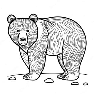 Page De Coloriage Dun Ours Grizzly 119990-54827