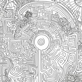 Page De Coloriage De Labyrinthe Complexe 120248-55030