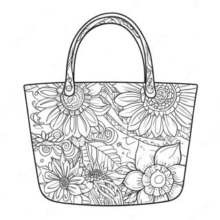 Page De Coloriage De Sac Fourre Tout Colore 120453-55198