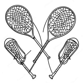 Lacrosse Pages À Colorier