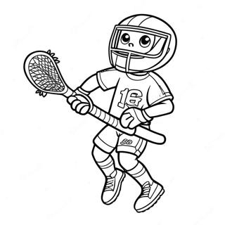 Page A Colorier De Lacrosse 120629-55327