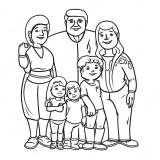 Page De Coloriage De La Famille Doma 120708-55396