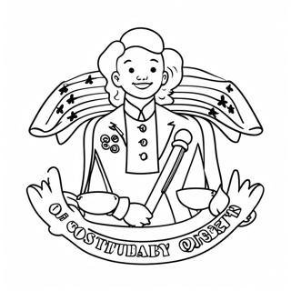 Page De Coloriage De La Fete De La Constitution 120783 55448