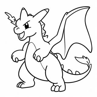 Page A Colorier De Charizard Volant 12082-541