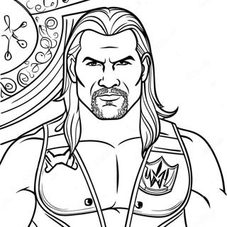 Page De Coloriage De La Wwe 121064-55855