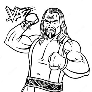 Page De Coloriage De La Wwe 121064-55856