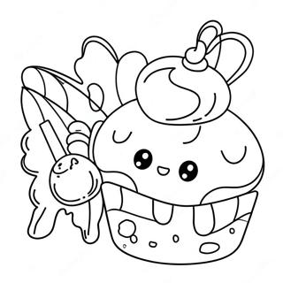 Page De Coloriage De Dessert Mignon 121140-55915