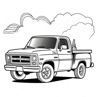 Camion Gmc Page De Coloriage 121399-56096