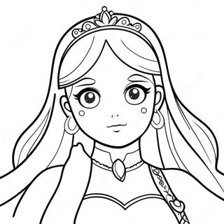 Page De Coloriage De La Princesse Anime 121631-56274