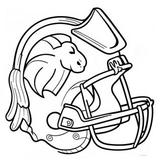 Page De Coloriage Du Logo Des Denver Broncos 121657-56297