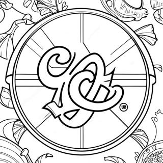 Page De Coloriage Du Logo Des Braves 121731-56355