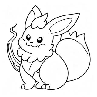 Flareon Pages À Colorier