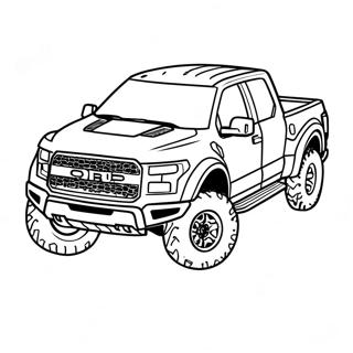 Ford Raptor Pages À Colorier