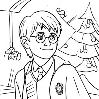 Page De Coloriage Noel Harry Potter 122142-56674