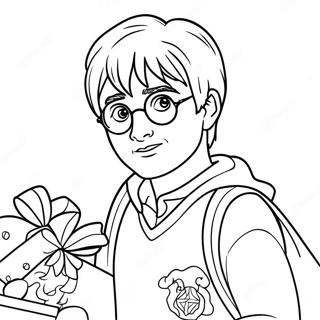 Page De Coloriage Noel Harry Potter 122142-56675