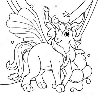Page De Coloriage Creatures Magiques Noel 122145-56687