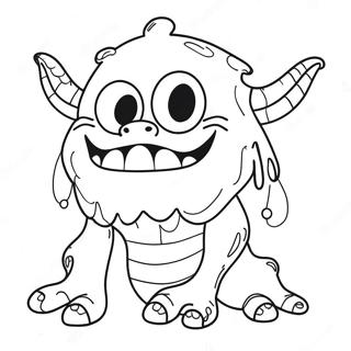 Page De Coloriage De Monstre Moche 122397-56930