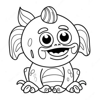 Page De Coloriage De Creature Moche Et Drole 122398-56934