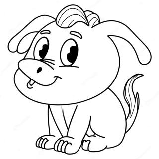 Page De Coloriage Danimal Moche Et Idiot 122399 56937