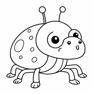 Page De Coloriage De Bug Moche Et Mignon 122401 56945