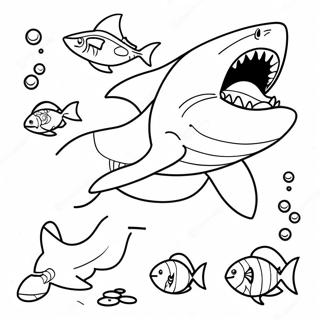 Semaine Des Requins Pages À Colorier