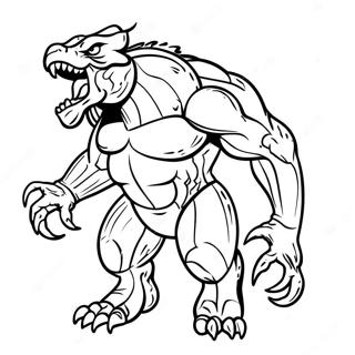 Super Monstre Pages à colorier