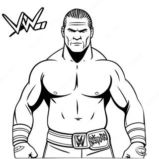 Page De Coloriage De La Wwe 122578-57071