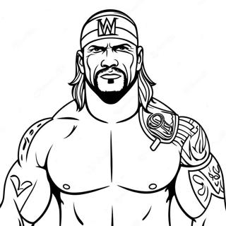 Page De Coloriage De La Wwe 122578-57072