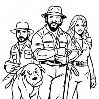 Jumanji Pages à colorier