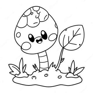 Page De Coloriage Plante Piranha Mignonne 122631 57116