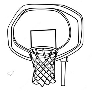 Panier De Basketball Pages À Colorier