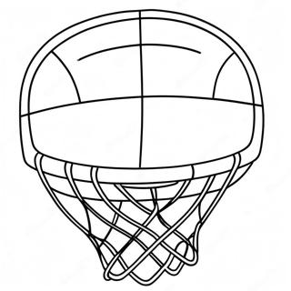 Page De Coloriage De Panier De Basketball 122759-57210