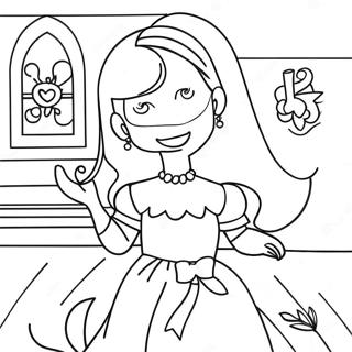 Bibble Barbie Pages À Colorier