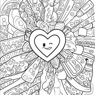 Page De Coloriage Daffiche De Sensibilisation A La Sante Coloree 122967-57373