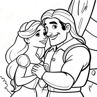 Raiponce Et Flynn Pages à colorier