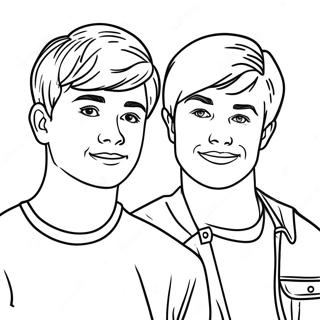 Sam Et Colby Pages À Colorier