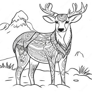 Page A Colorier Dun Animal Dhiver 123428-57730