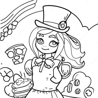 Page De Coloriage Dalice Au Pays Des Merveilles Steampunk 123739-57972