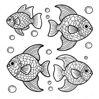 Un Poisson Deux Poissons A Colorier 123867-58072