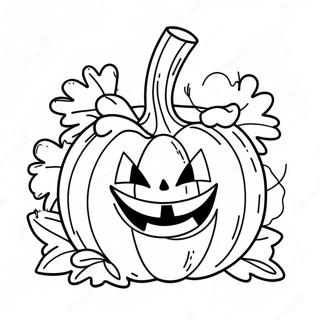 Pages A Colorier De Citrouille Joyeuse Pour Halloween 123921-58124