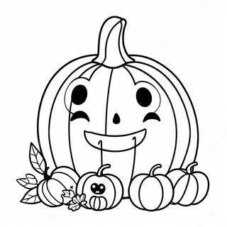 Pages A Colorier De Personnages De Citrouilles Droles 123922 58125