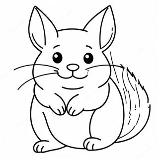 Chinchilla Pages À Colorier