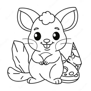 Pages A Colorier De Chinchilla Mignon Jouant Avec Des Jouets 123944-58133