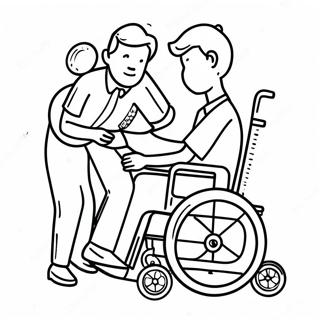 Sensibilisation Au Handicap Pages À Colorier