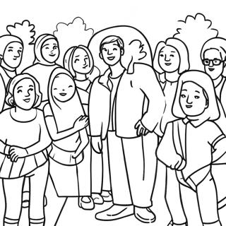 Page De Coloriage De Communaute Inclusive 124097-58253