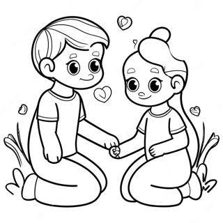 Page De Coloriage Damis Attentionnes 124100-58265