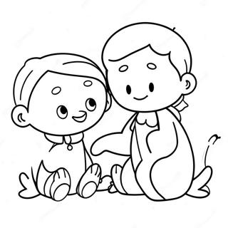 Page De Coloriage Damis Attentionnes 124100-58267