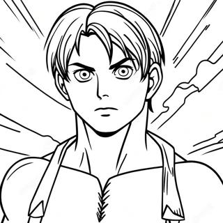 Page De Coloriage Eren Yeager En Forme De Titan 124148 58295