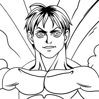 Page De Coloriage Eren Yeager En Forme De Titan 124148 58386