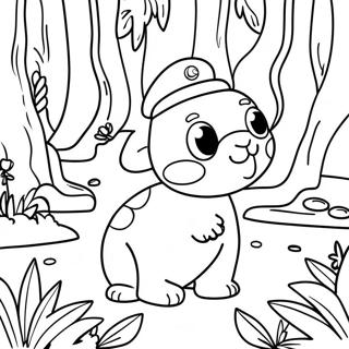 Skipper Explorant Une Foret Magique Page De Coloriage 124409-58596